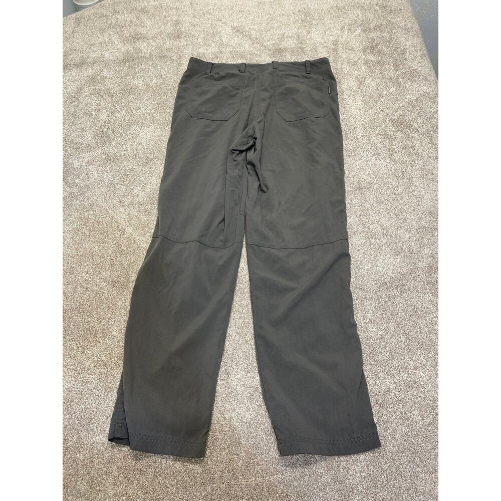 athleisure gorpcore utility Royal Robbins hiking pants large gray nylon outdoor